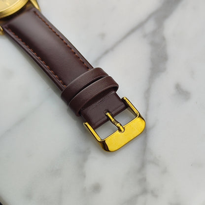 OMEGA Seamaster Gold Rare Tapestry Dial Day-Date [REF. 196.0245]