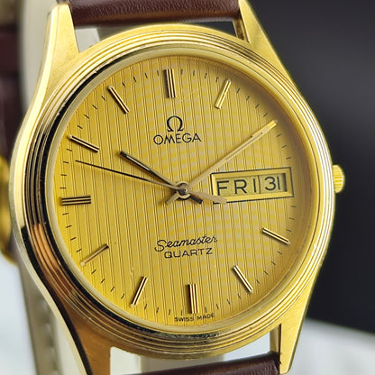 OMEGA Seamaster Gold Rare Tapestry Dial Day-Date [REF. 196.0245]