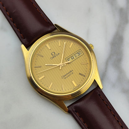 OMEGA Seamaster Gold Rare Tapestry Dial Day-Date [REF. 196.0245]