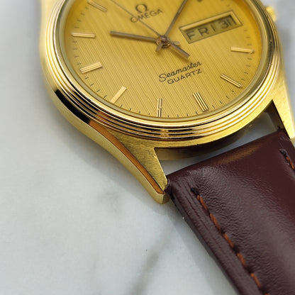 OMEGA Seamaster Gold Rare Tapestry Dial Day-Date [REF. 196.0245]