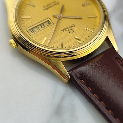 OMEGA Seamaster Gold Rare Tapestry Dial Day-Date [REF. 196.0245]