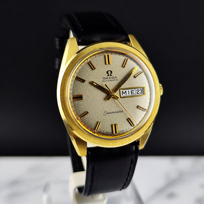 OMEGA Seamaster Gold Automatic Day-Date Sparkling Dial 1969 [REF. 166.032]