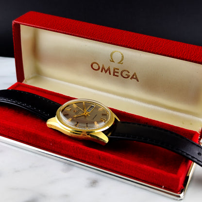 OMEGA Seamaster Gold Automatic Day-Date Sparkling Dial 1969 [REF. 166.032]