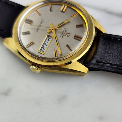 OMEGA Seamaster Gold Automatic Day-Date Sparkling Dial 1969 [REF. 166.032]