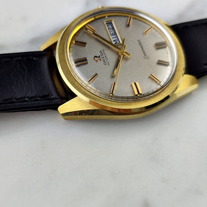 OMEGA Seamaster Gold Automatic Day-Date Sparkling Dial 1969 [REF. 166.032]