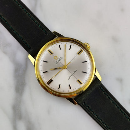 Omega Seamaster Gold Automatic White Crosshair 1966 [REF. 165.002]