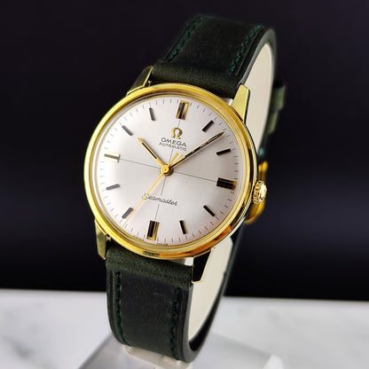 Omega Seamaster Gold Automatic White Crosshair 1966 [REF. 165.002]