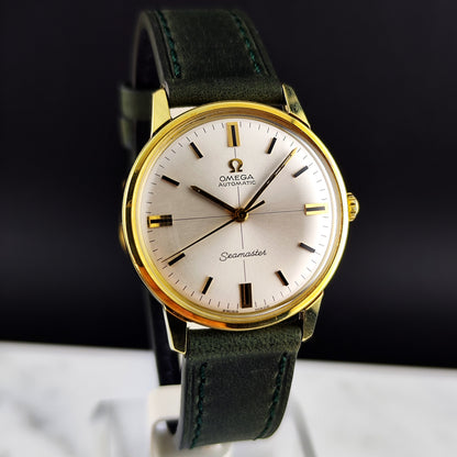 Omega Seamaster Gold Automatic White Crosshair 1966 [REF. 165.002]