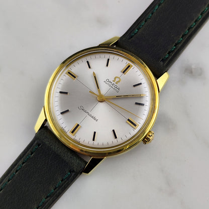 Omega Seamaster Gold Automatic White Crosshair 1966 [REF. 165.002]