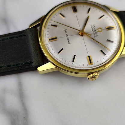 Omega Seamaster Gold Automatic White Crosshair 1966 [REF. 165.002]