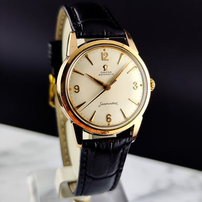 OMEGA Seamaster Gold Automatic White Dial 1960 [REF. 14704]