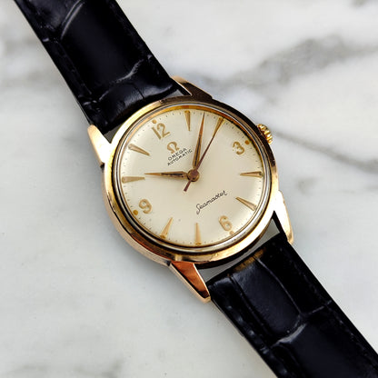 OMEGA Seamaster Gold Automatic White Dial 1960 [REF. 14704]