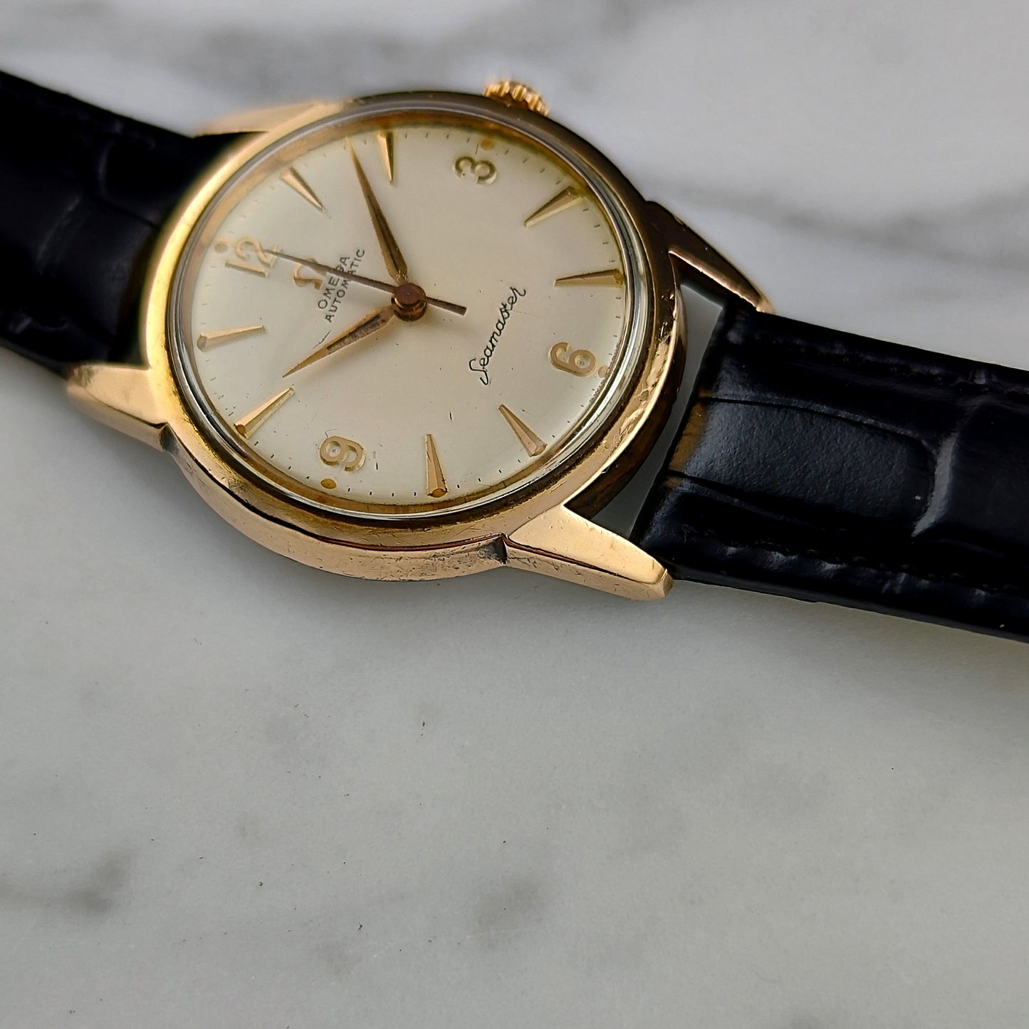 OMEGA Seamaster Gold Automatic White Dial 1960 [REF. 14704]