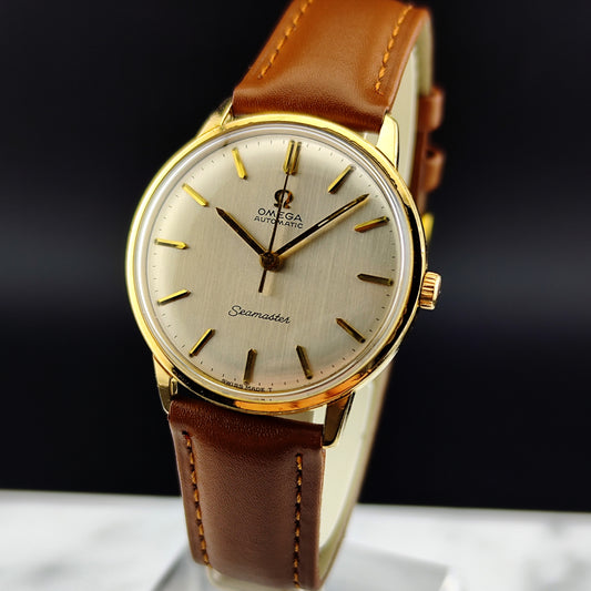 OMEGA Seamaster Gold Automatic White Dial 1963 [REF. 165.002]