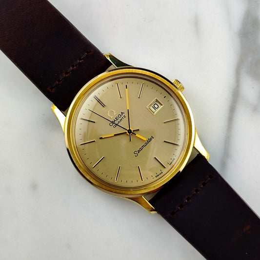 OMEGA Seamaster Gold Date Quartz Mint+ 1976 [REF. 196.0106]
