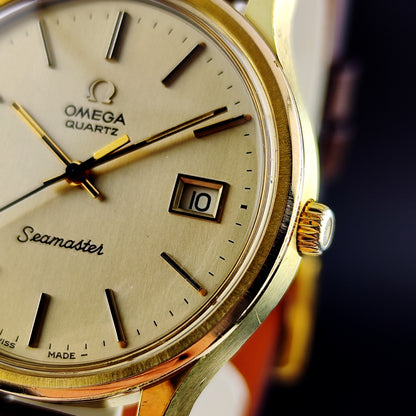OMEGA Seamaster Gold Date Quartz Mint+ 1976 [REF. 196.0106]