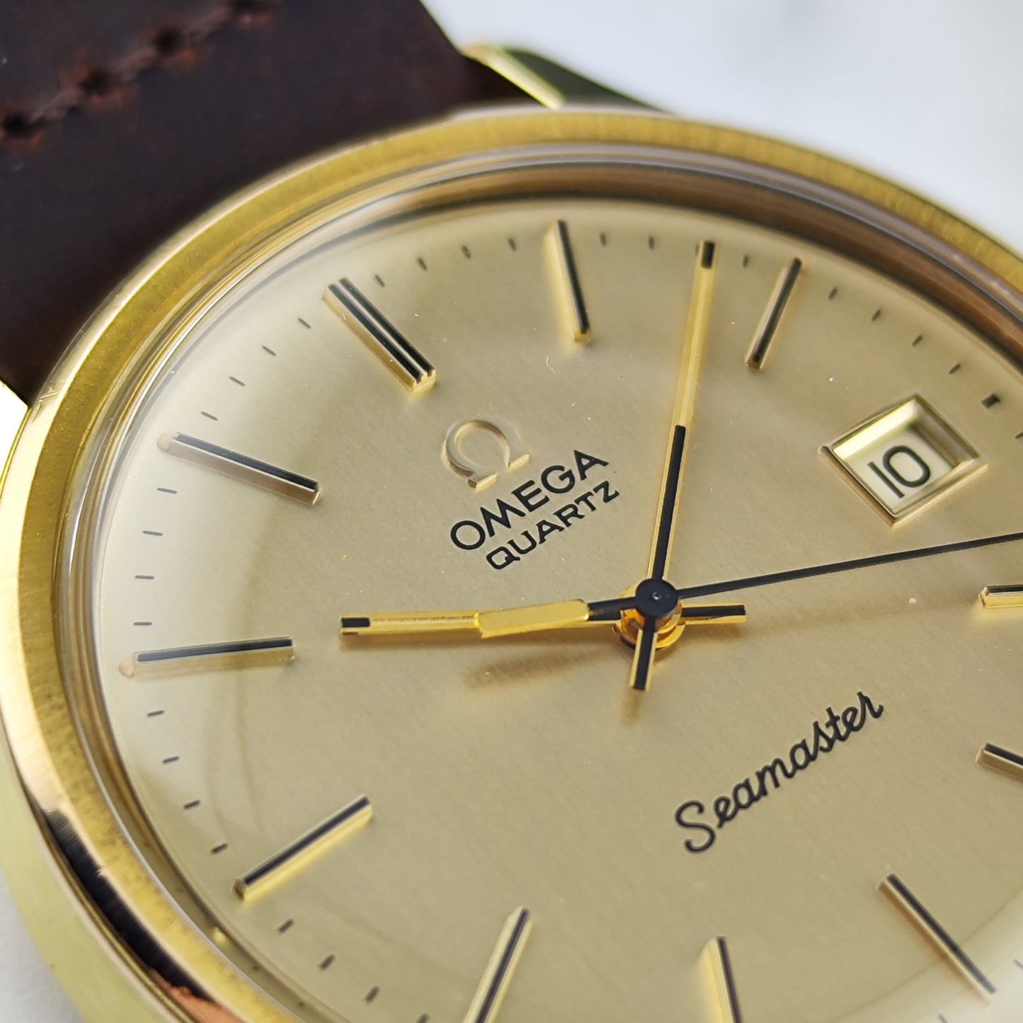 OMEGA Seamaster Gold Date Quartz Mint+ 1976 [REF. 196.0106]