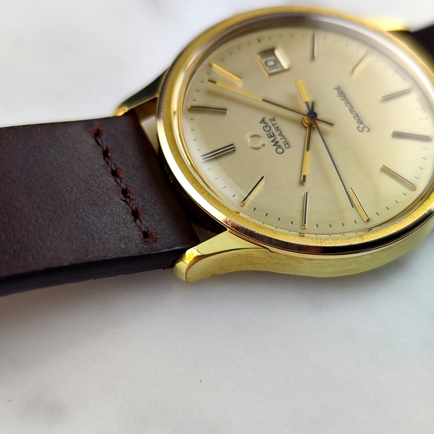 OMEGA Seamaster Gold Date Quartz Mint+ 1976 [REF. 196.0106]