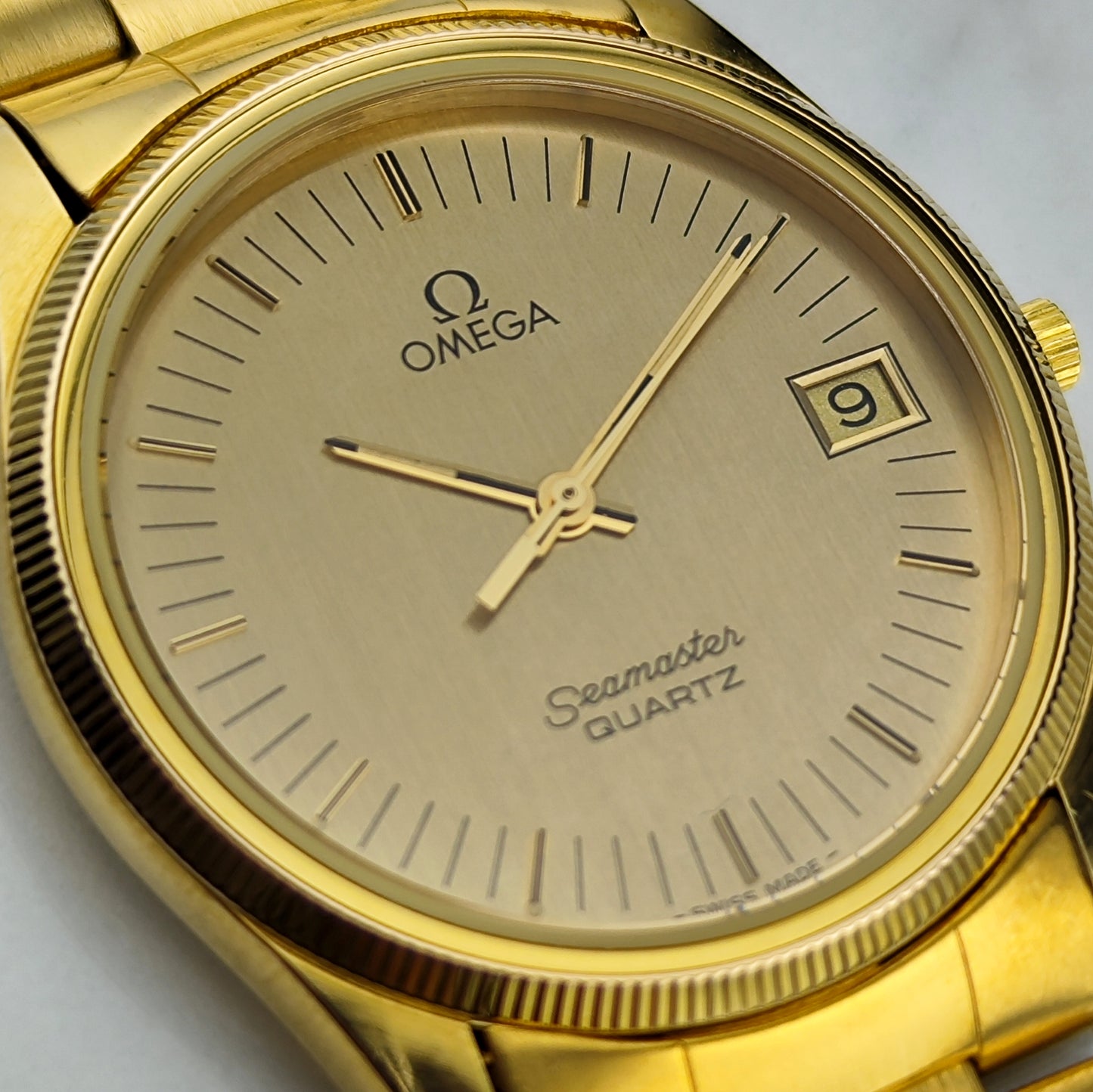 OMEGA Seamaster Gold Quartz with Box [REF. 196.0269]