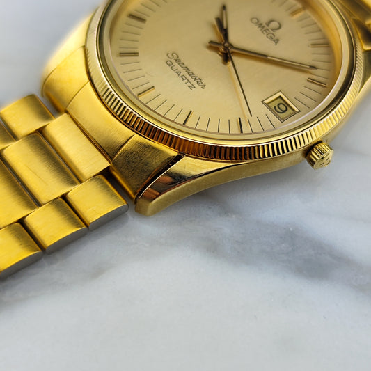 OMEGA Seamaster Gold Quartz with Box [REF. 196.0269]