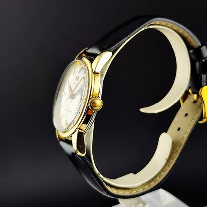 OMEGA Seamaster Gold Rare White Crosshair Dial 1956 [REF. 2759]