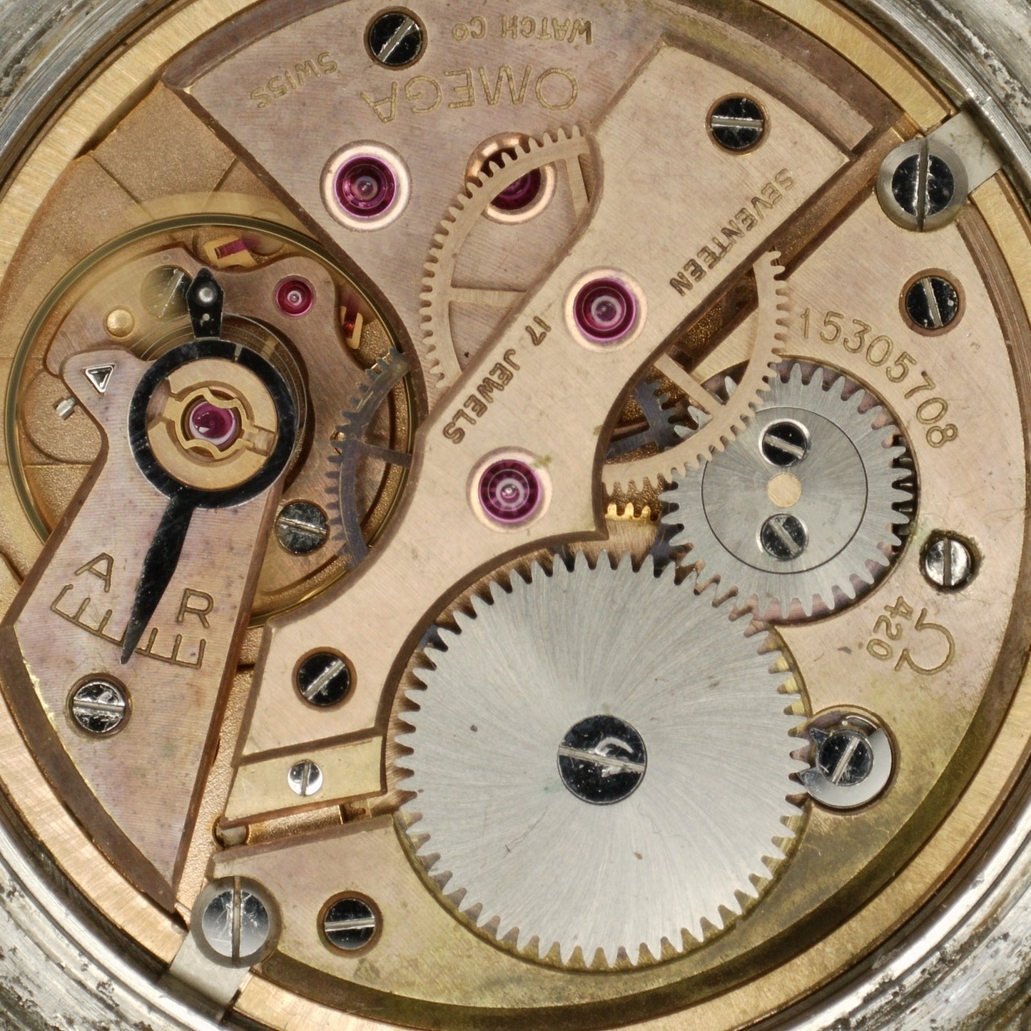 OMEGA Seamaster Gold Rare White Crosshair Dial 1956 [REF. 2759]