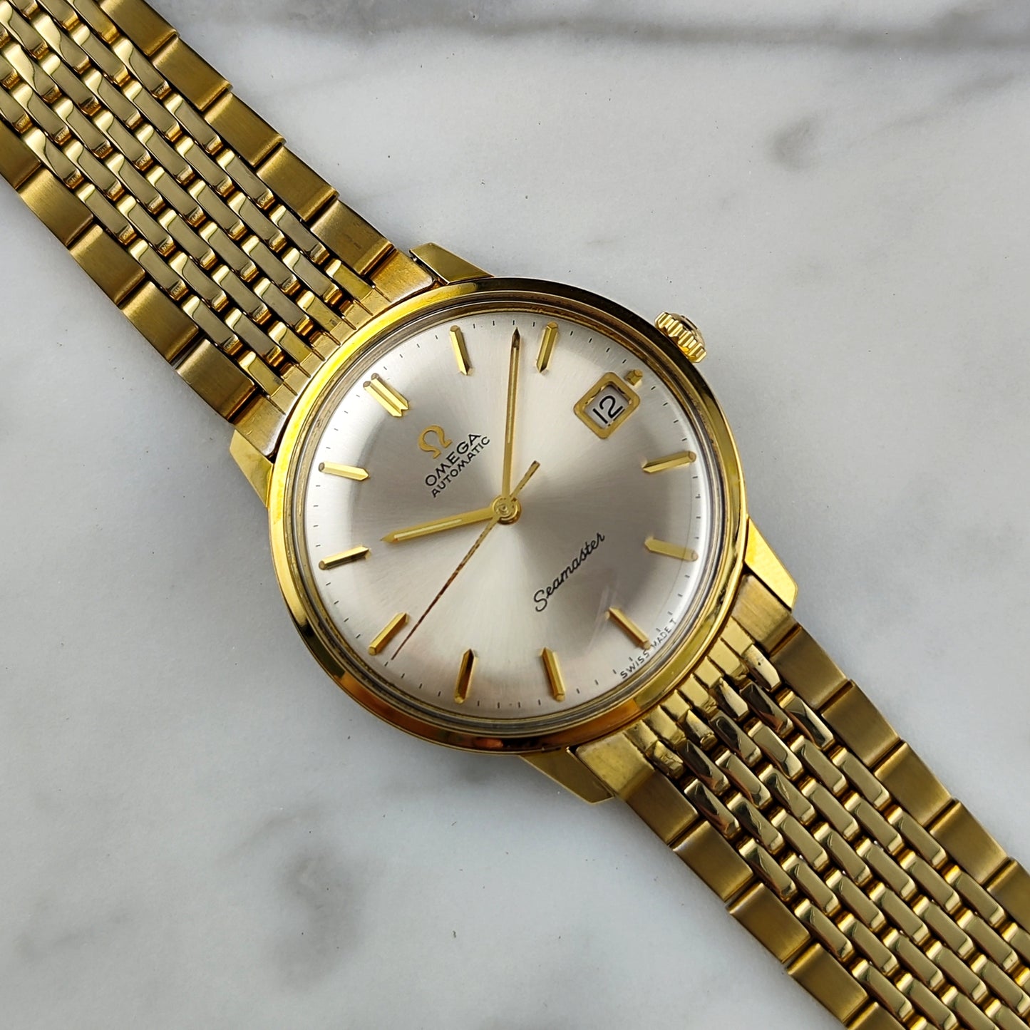 OMEGA Seamaster Gold White Dial 1963 [REF. 166.002]