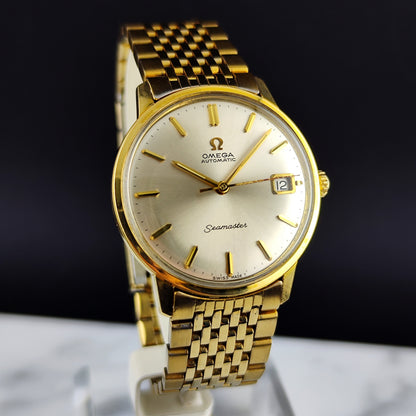 OMEGA Seamaster Gold White Dial 1963 [REF. 166.002]