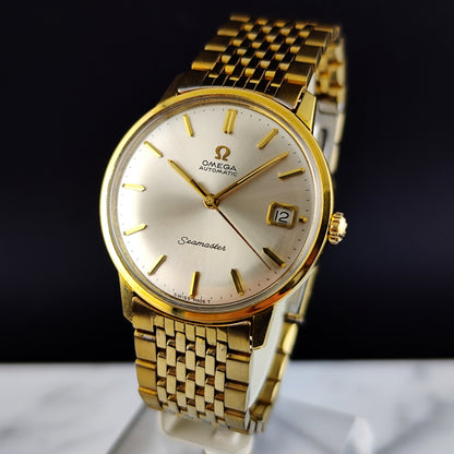 OMEGA Seamaster Gold White Dial 1963 [REF. 166.002]