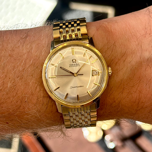 OMEGA Seamaster Gold White Dial 1963 [REF. 166.002]