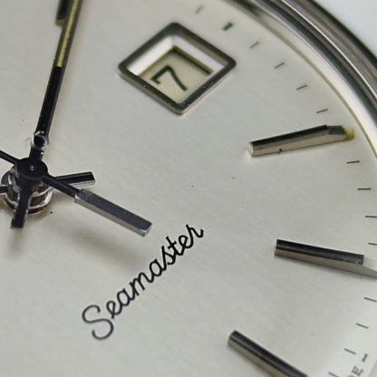 OMEGA Seamaster Silver Dial Quartz Mint Omega Signed Crystal [REF. 196.0078]