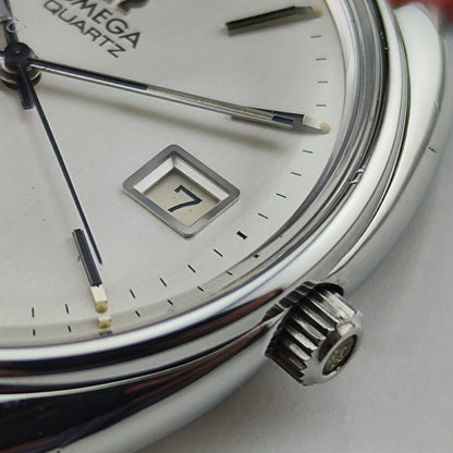 OMEGA Seamaster Silver Dial Quartz Mint Omega Signed Crystal [REF. 196.0078]