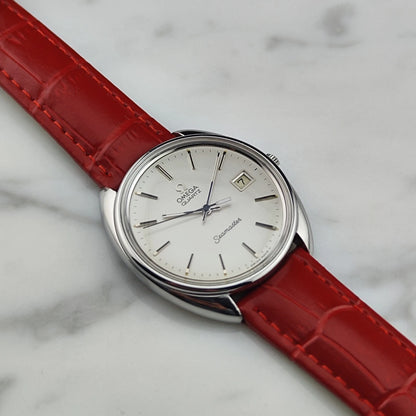 OMEGA Seamaster Silver Dial Quartz Mint Omega Signed Crystal [REF. 196.0078]