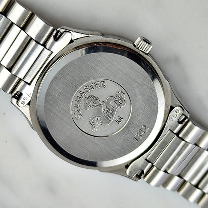 OMEGA Seamaster Quartz Black Dial Pie Pan 1978 Super Rare [REF. 196.0232]
