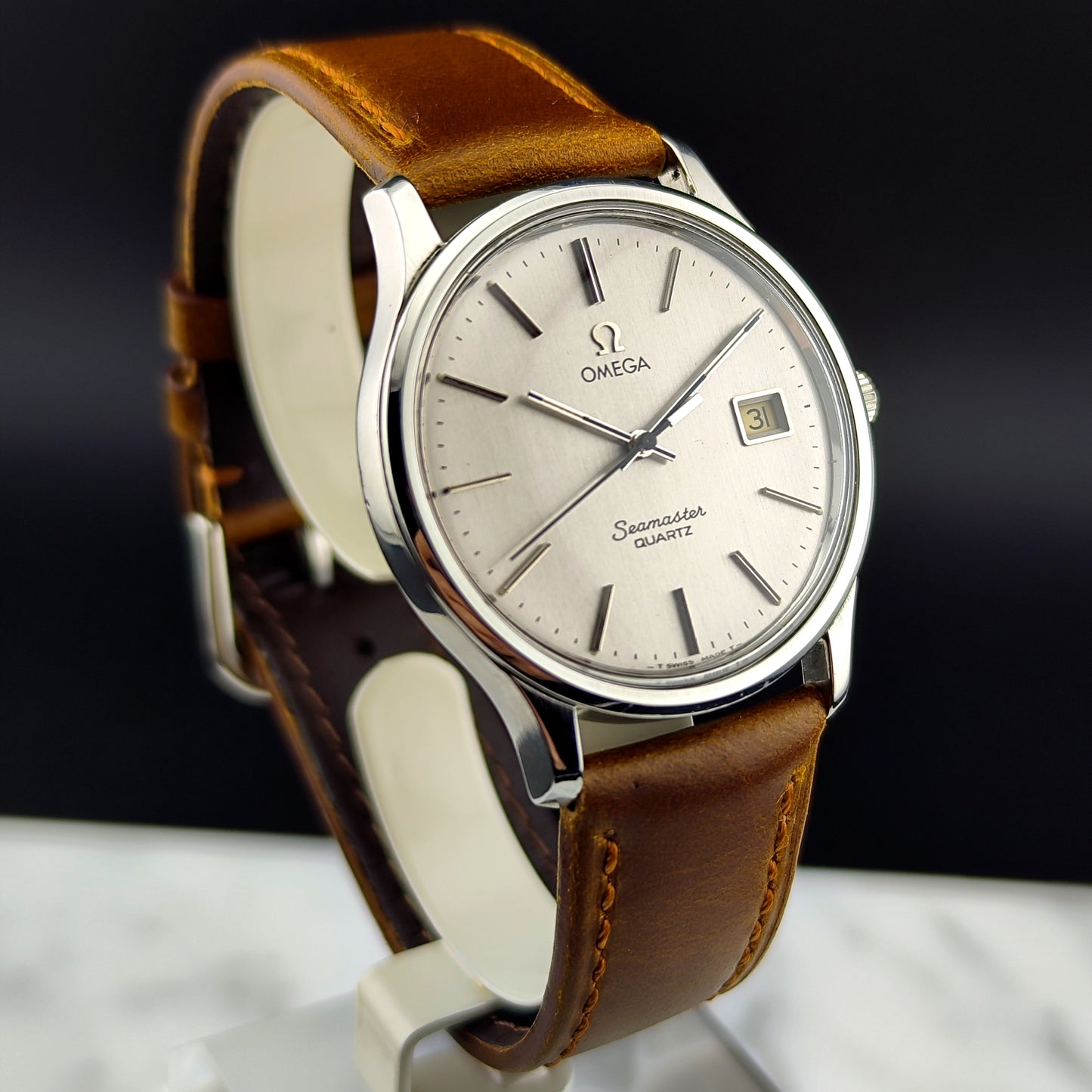 OMEGA Seamaster Quartz Date Silver Dial [REF. 196.0106]