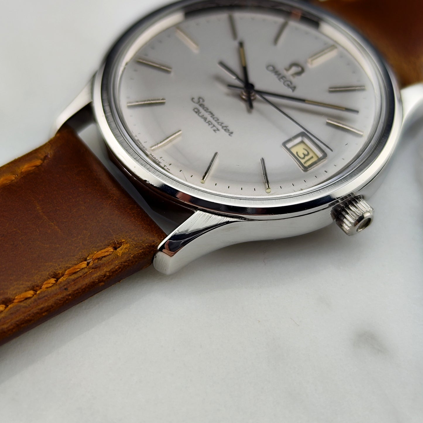 OMEGA Seamaster Quartz Date Silver Dial [REF. 196.0106]