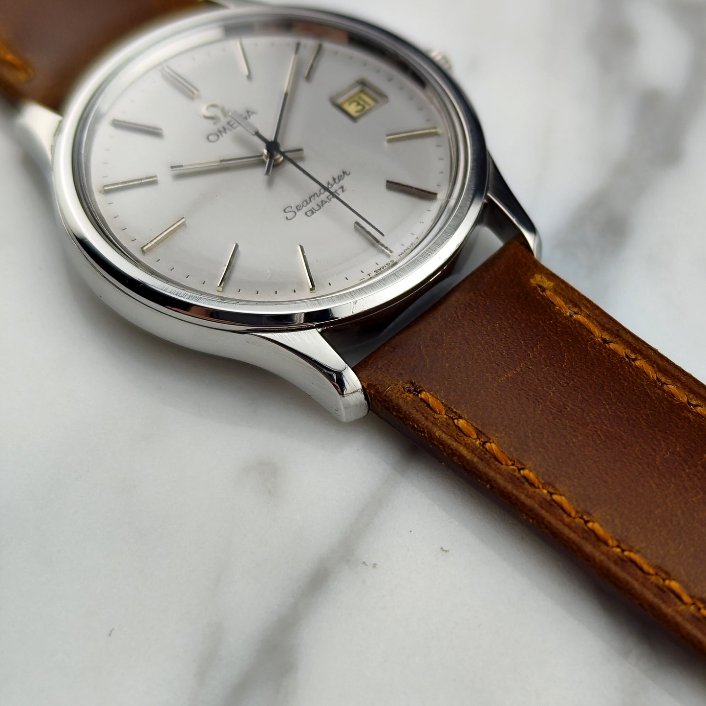 OMEGA Seamaster Quartz Date Silver Dial [REF. 196.0106]