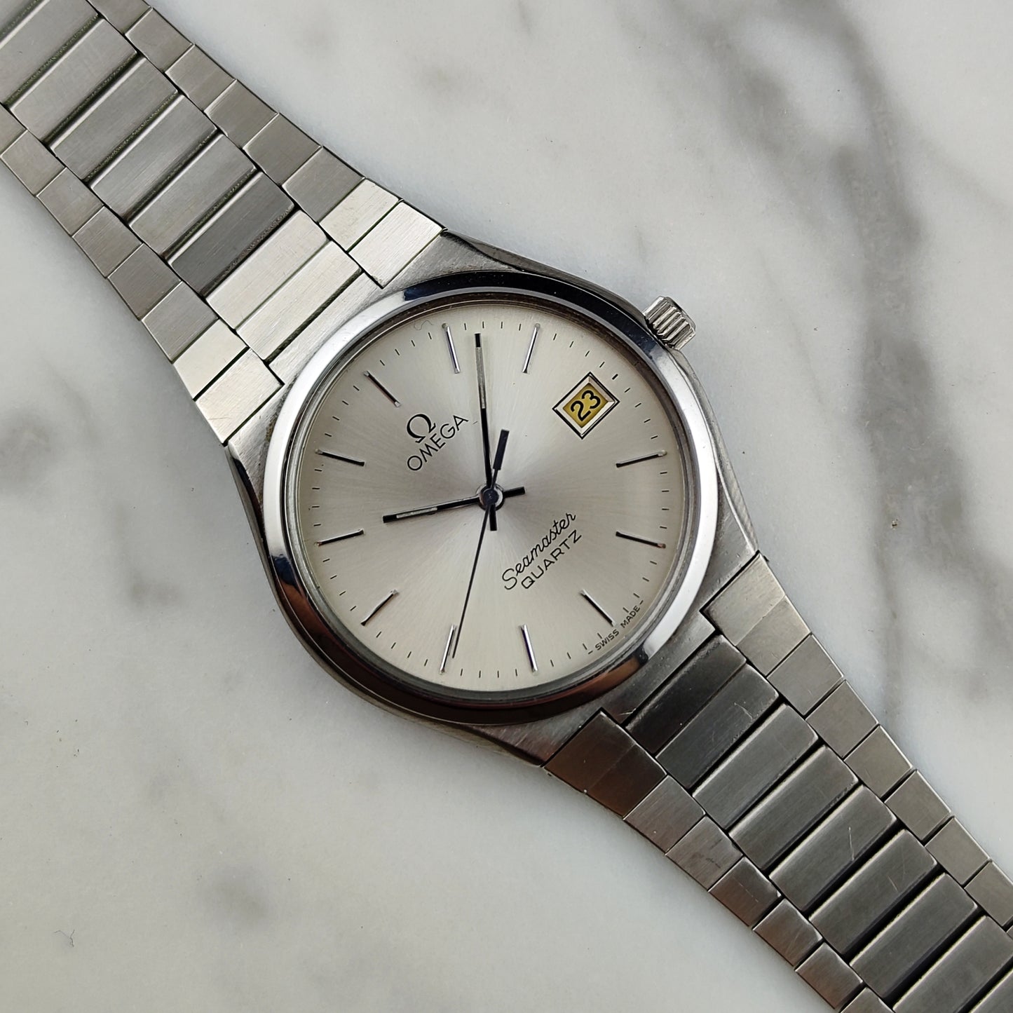 Omega Seamaster Quartz Date Silver Dial 1979 [REF. 196.0168]