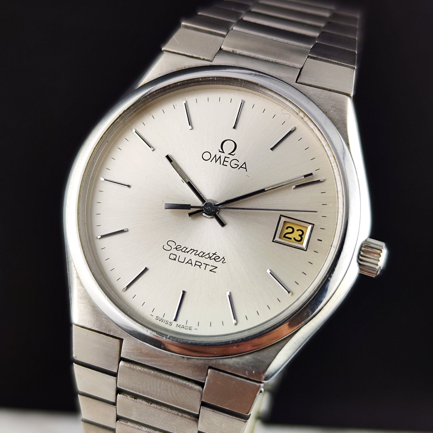 Omega Seamaster Quartz Date Silver Dial 1979 [REF. 196.0168]