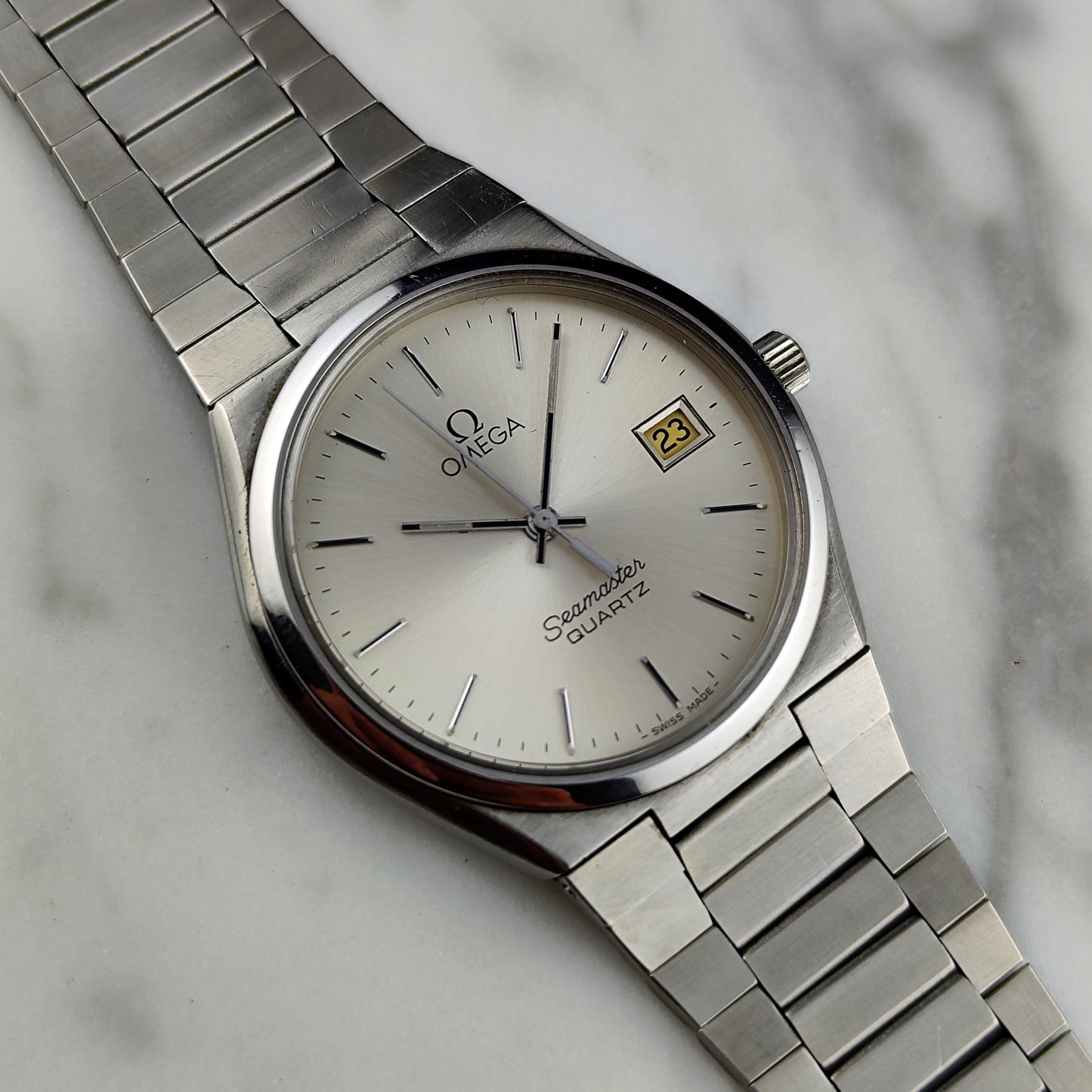 Omega Seamaster Quartz Date Silver Dial 1979 [REF. 196.0168]