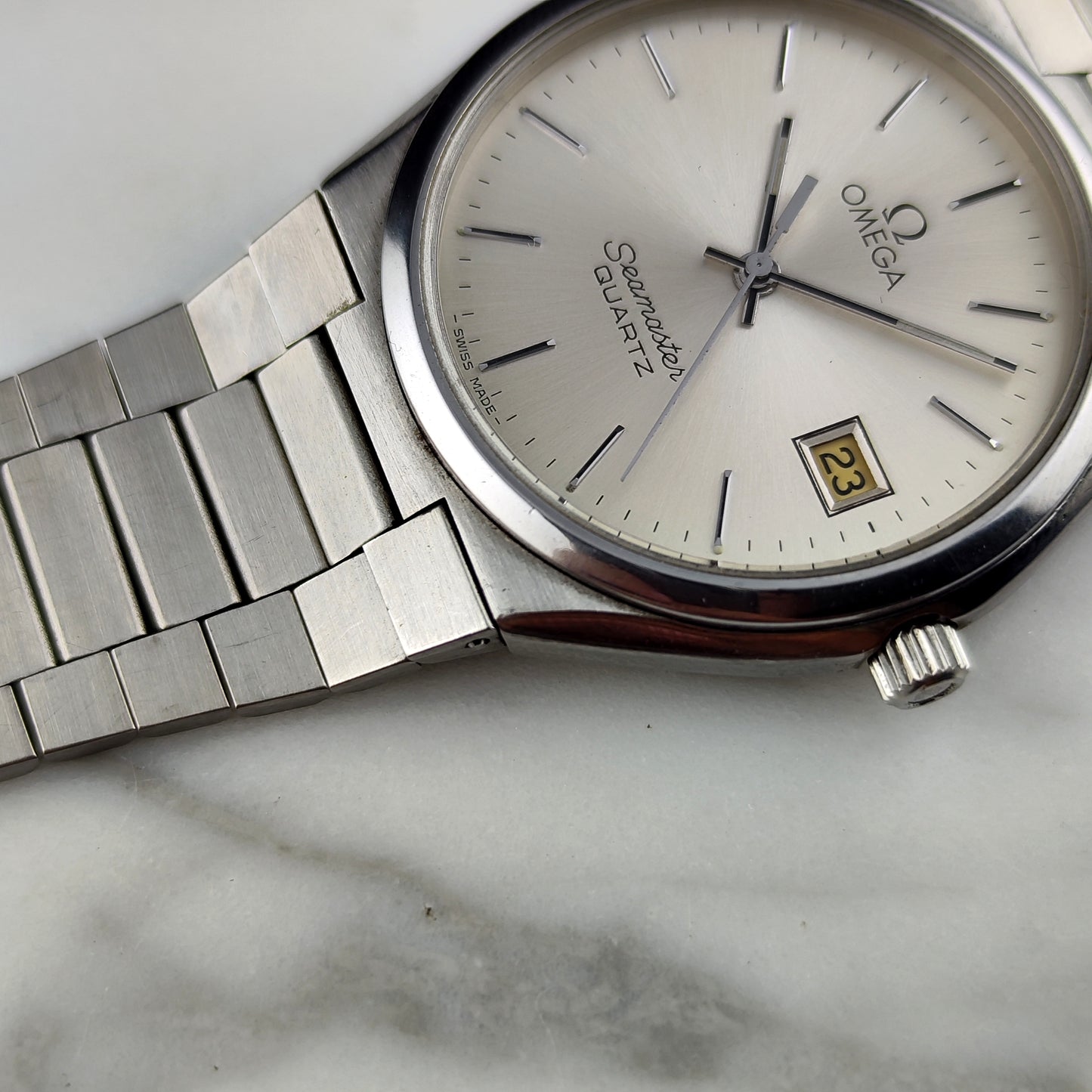 Omega Seamaster Quartz Date Silver Dial 1979 [REF. 196.0168]