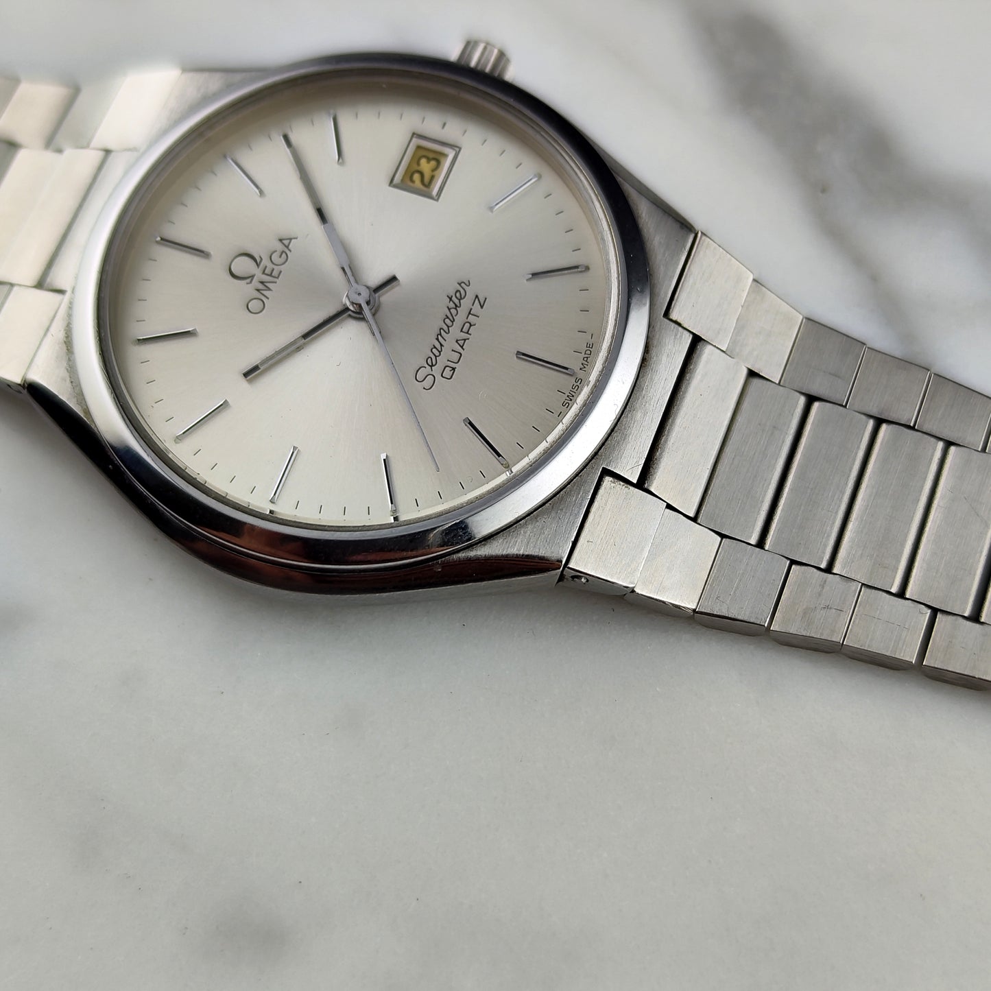Omega Seamaster Quartz Date Silver Dial 1979 [REF. 196.0168]