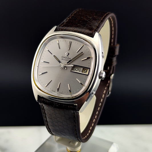 OMEGA Seamaster Quartz Day-Date Signed Crystal Mint+ [REF. 196.0066]