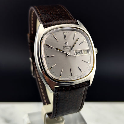 OMEGA Seamaster Quartz Day-Date Signed Crystal Mint+ [REF. 196.0066]