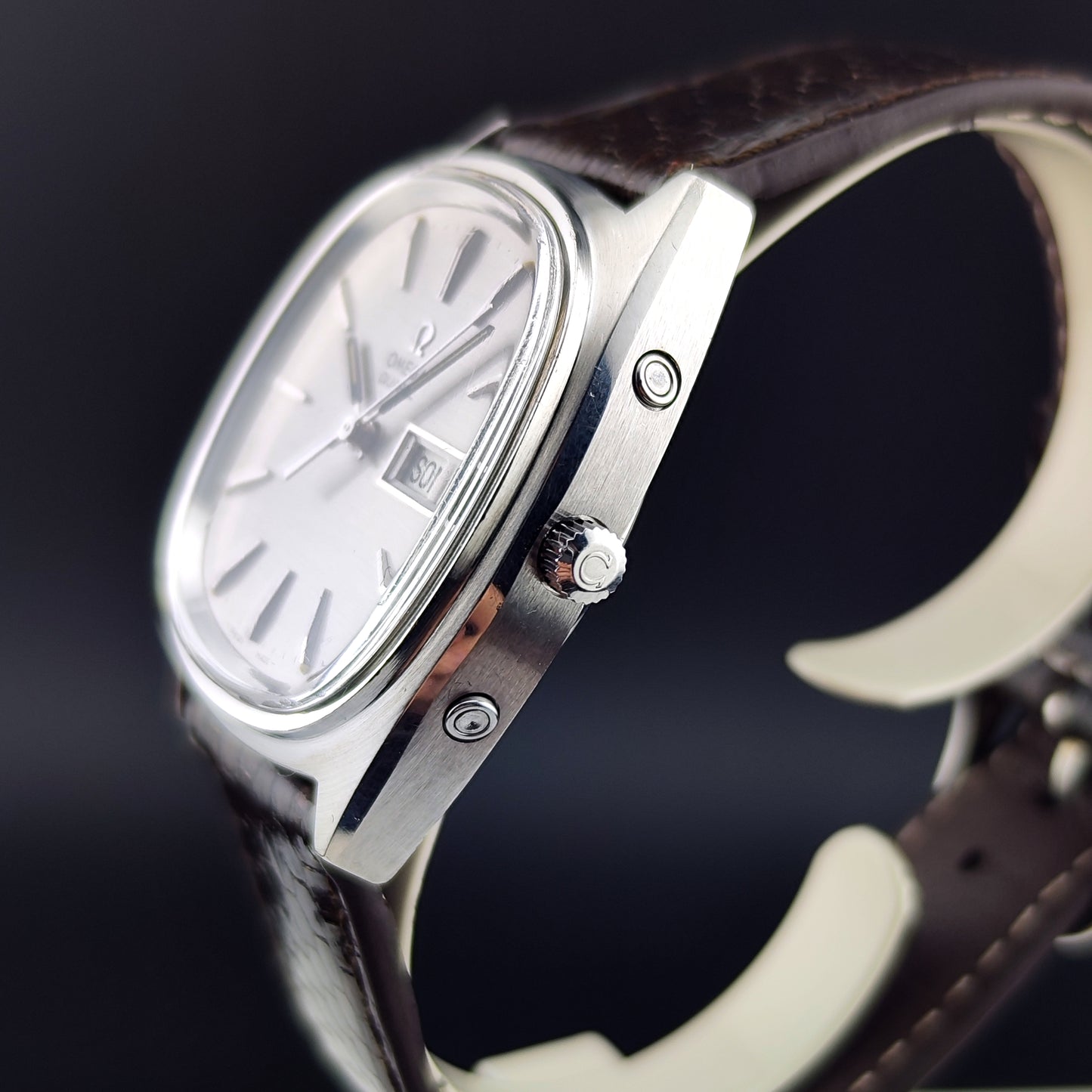 OMEGA Seamaster Quartz Day-Date Signed Crystal Mint+ [REF. 196.0066]