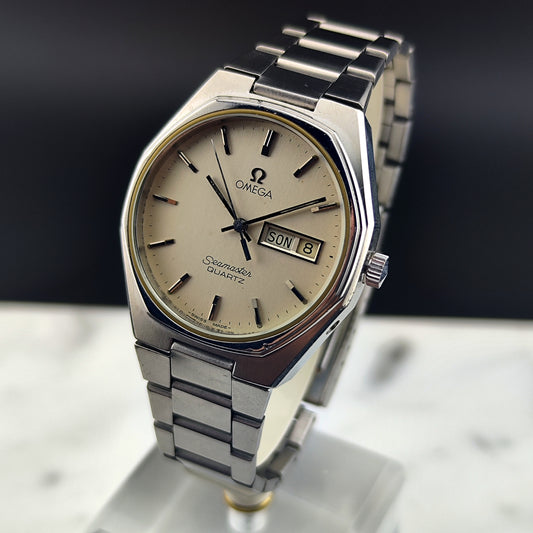 OMEGA Seamaster Quartz Day-Date Steel Bracelet [REF. 196.0129]