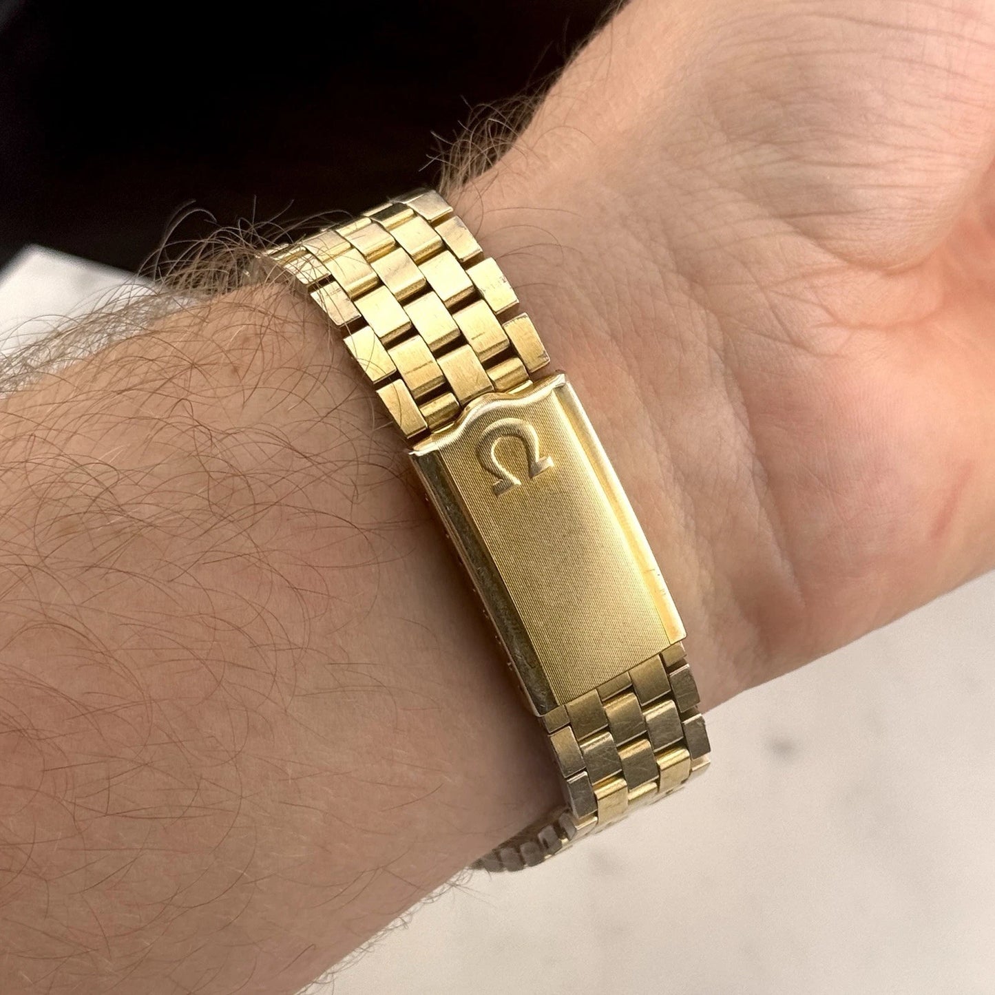 OMEGA Seamaster Quartz Date Gold Rare [REF. 196.0085]