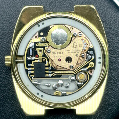 OMEGA Seamaster Quartz Date Gold Rare [REF. 196.0085]