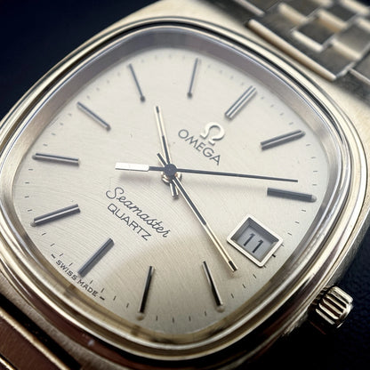 OMEGA Seamaster Quartz Date Gold Rare [REF. 196.0085]