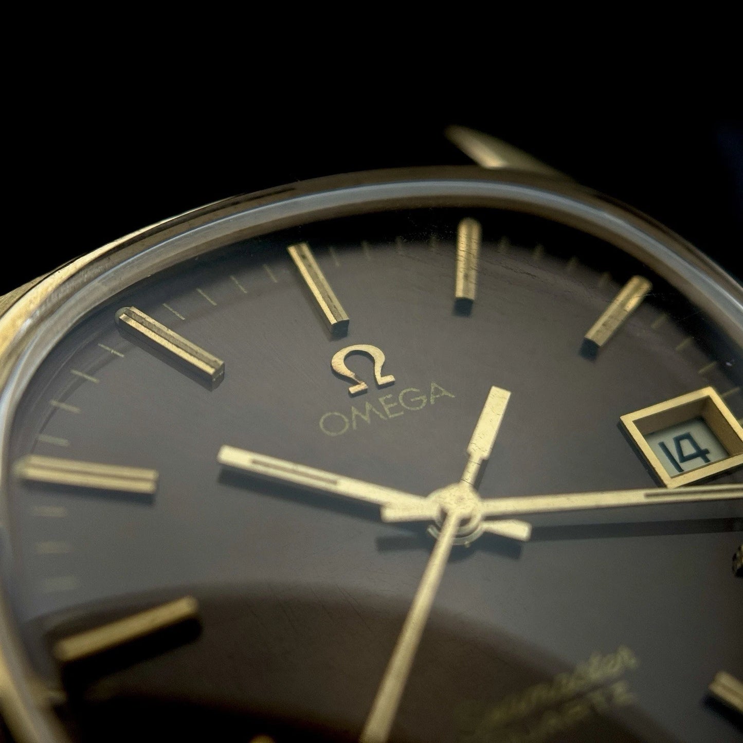 OMEGA Seamaster Quartz Gold Ultra Rare Brown Dial [REF. 196.0150]